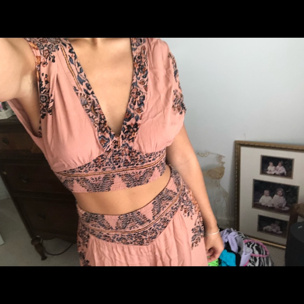 Free People nile river set in PINK